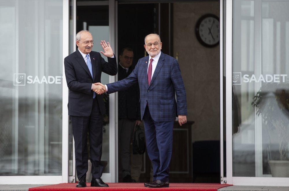 Millet İttifakı'nda yer alan 5 partinin genel başkanları bir araya geldi