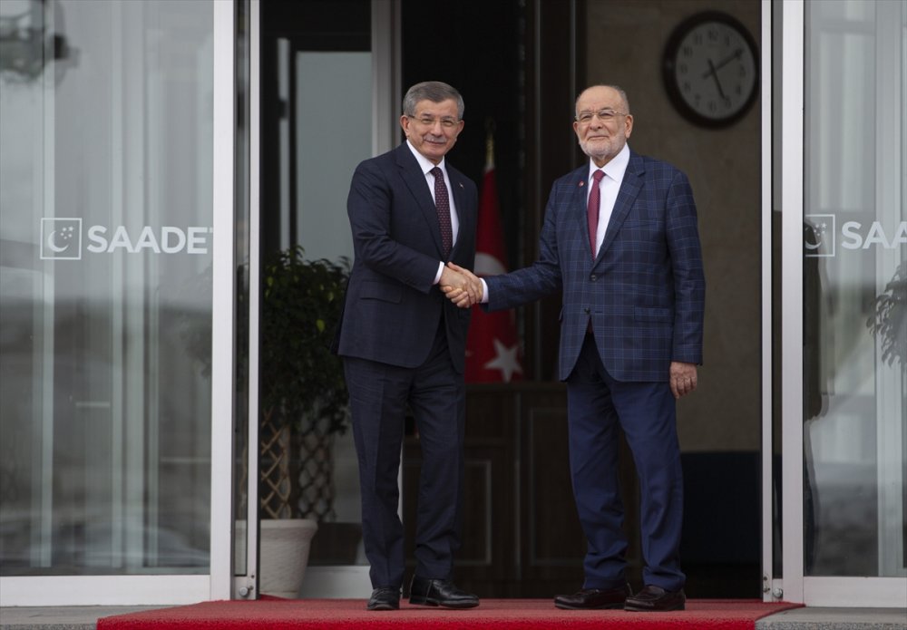 Millet İttifakı'nda yer alan 5 partinin genel başkanları bir araya geldi