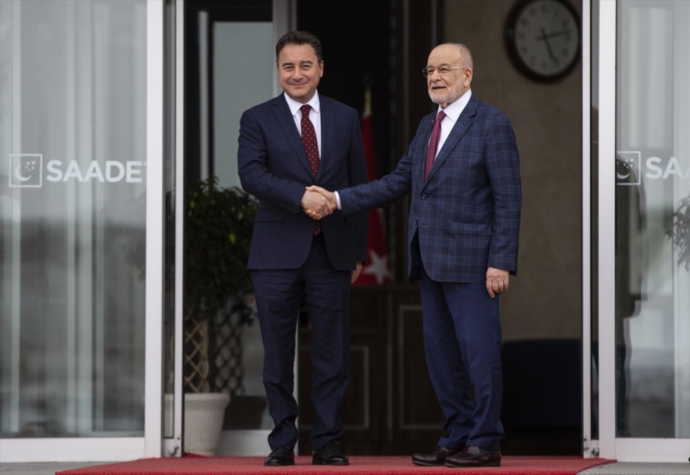 Millet İttifakı'nda yer alan 5 partinin genel başkanları bir araya geldi