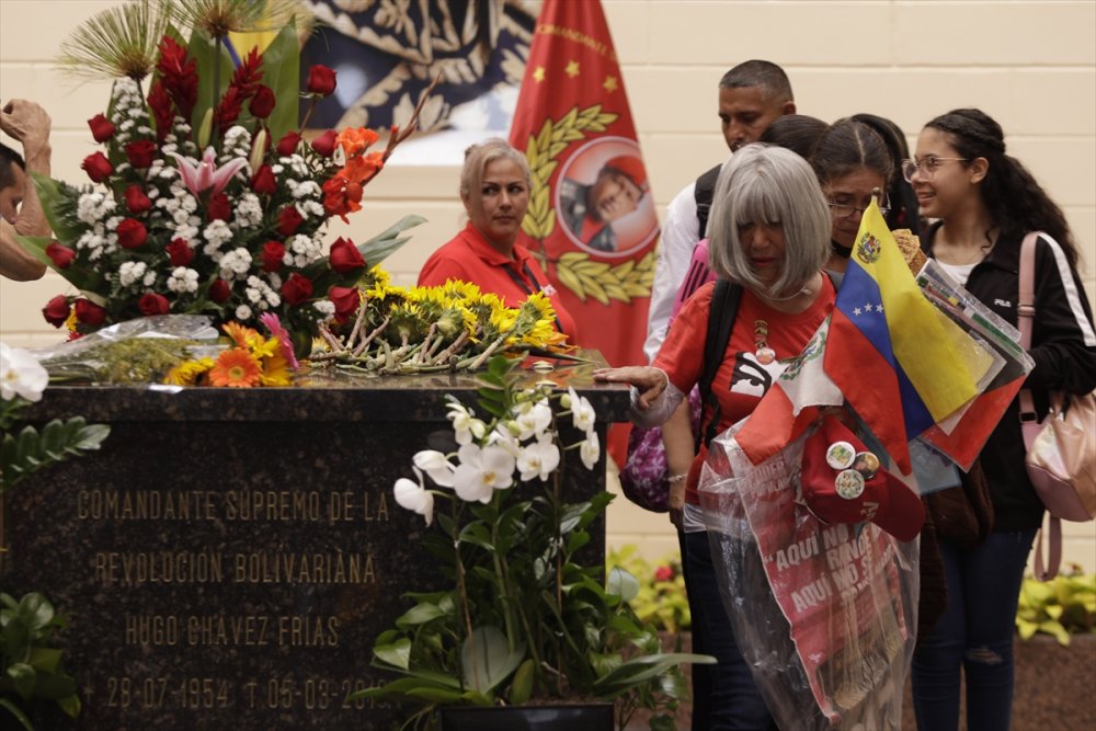 Eski Venezuela Devlet Başkanı Hugo Chavez, ölümünün 10. yılında anıldı