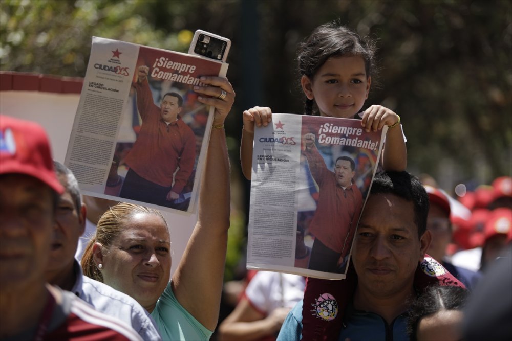 Eski Venezuela Devlet Başkanı Hugo Chavez, ölümünün 10. yılında anıldı