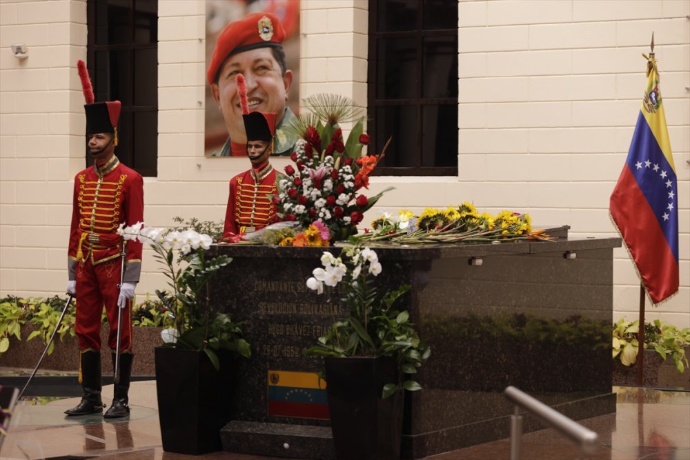Eski Venezuela Devlet Başkanı Hugo Chavez, ölümünün 10. yılında anıldı