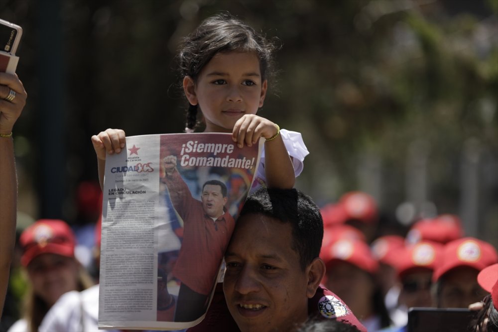 Eski Venezuela Devlet Başkanı Hugo Chavez, ölümünün 10. yılında anıldı