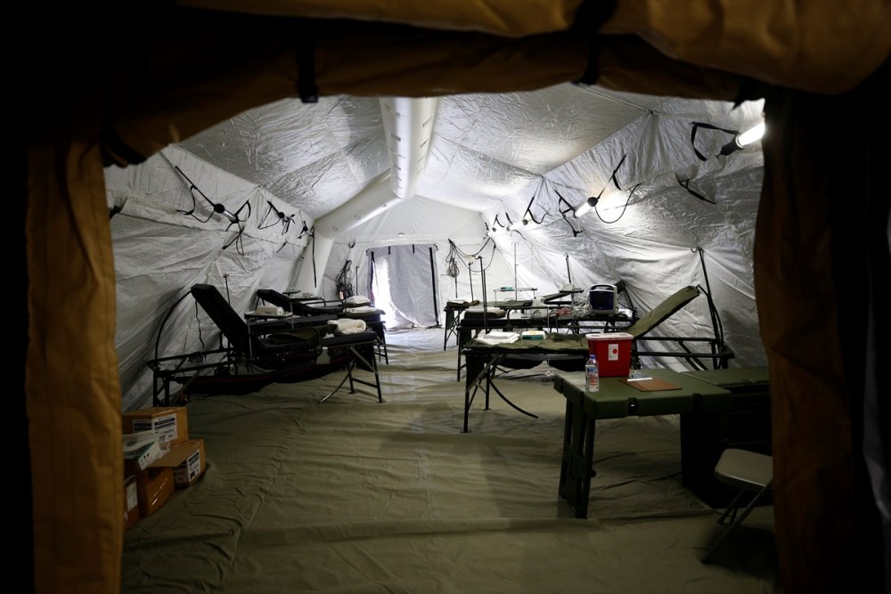 ABD'nin Hatay'da kurduğu sahra hastanesi Sağlık Bakanlığına devredildi