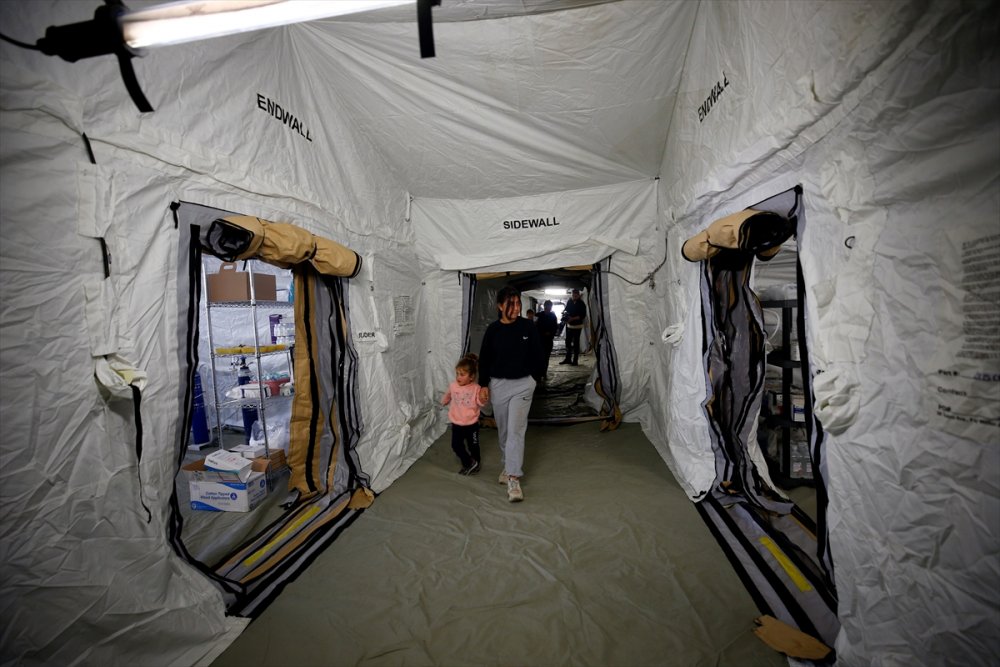 ABD'nin Hatay'da kurduğu sahra hastanesi Sağlık Bakanlığına devredildi