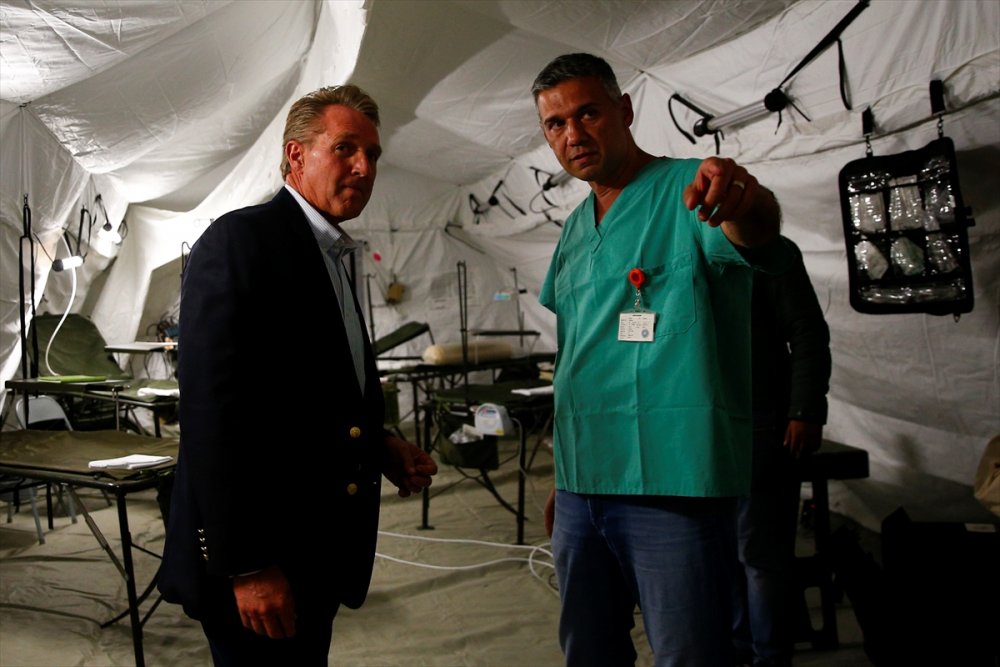 ABD'nin Hatay'da kurduğu sahra hastanesi Sağlık Bakanlığına devredildi