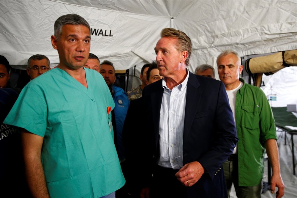 ABD'nin Hatay'da kurduğu sahra hastanesi Sağlık Bakanlığına devredildi