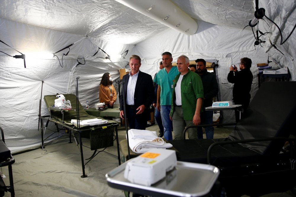 ABD'nin Hatay'da kurduğu sahra hastanesi Sağlık Bakanlığına devredildi