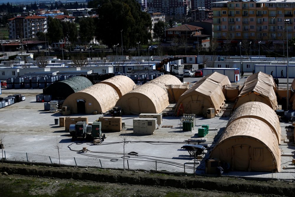ABD'nin Hatay'da kurduğu sahra hastanesi Sağlık Bakanlığına devredildi