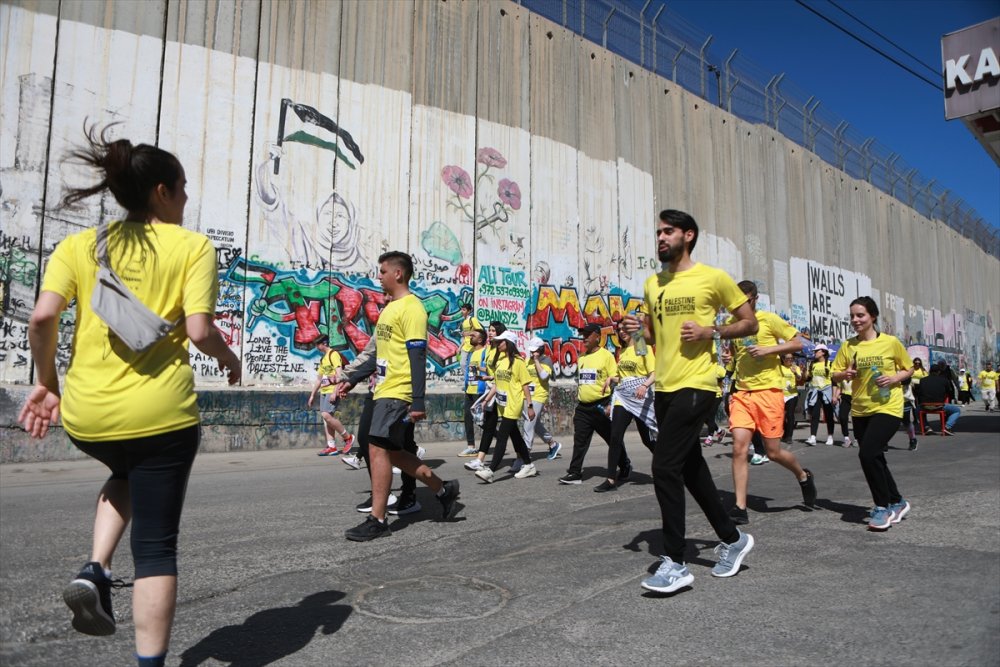 9. Uluslararası Filistin Maratonu Beytullahim'de başladı