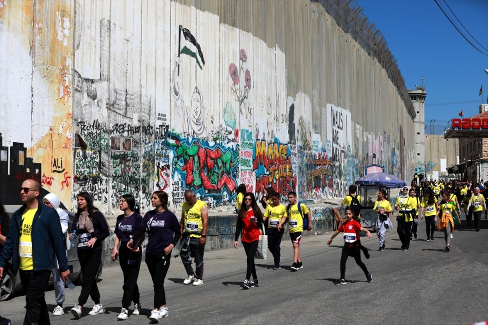 9. Uluslararası Filistin Maratonu Beytullahim'de başladı