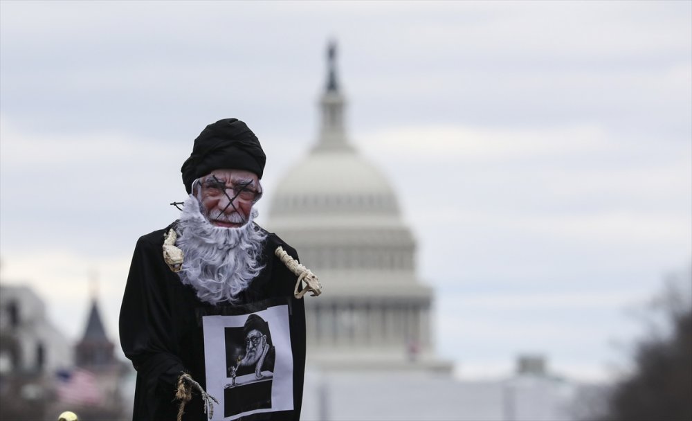 Washington'dan İran'daki protestolara destek yürüyüşü
