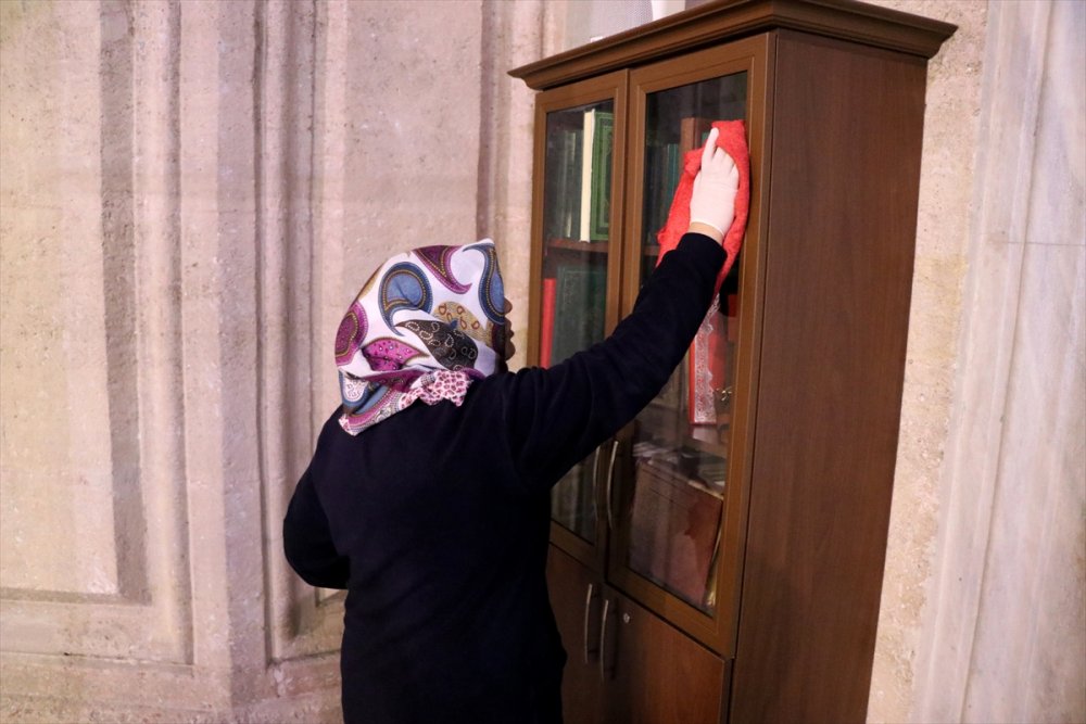 Selimiye Camisi Ramazan Bayramı'na hazırlanıyor