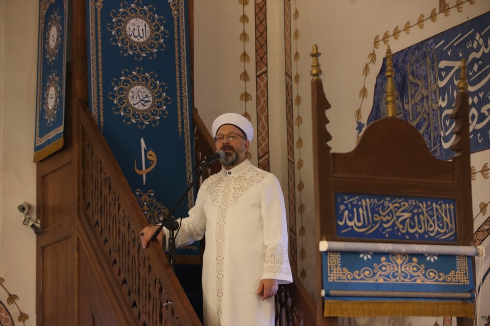 Diyanet İşleri Başkanı Ali Erbaş Kırklareli'nde hutbe irat etti