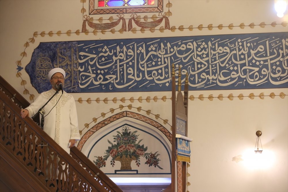 Diyanet İşleri Başkanı Ali Erbaş Kırklareli'nde hutbe irat etti