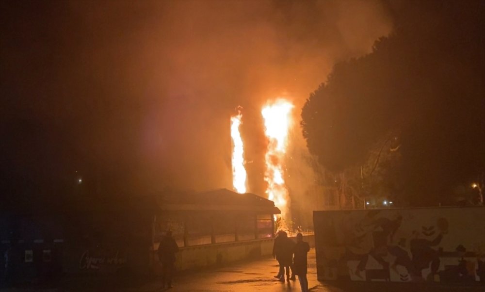 Samsun’da bir restoranda çıkan yangın söndürüldü
