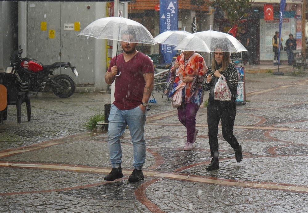 Trakya'da sağanak etkili oldu