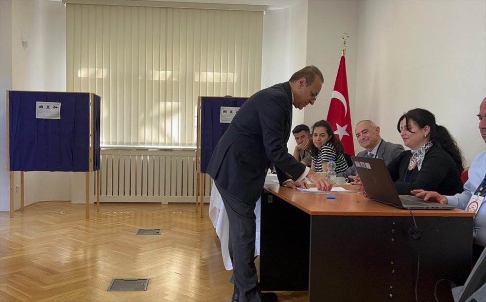 Çekya’da Türkiye’deki Cumhurbaşkanı ve Milletvekili Seçimleri için oy verme işlemi başladı