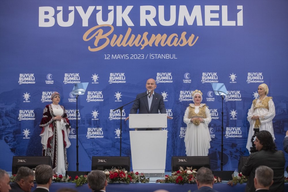 İçişleri Bakanı Soylu, Bakırköy'deki Büyük Rumeli Buluşması'nda konuştu: