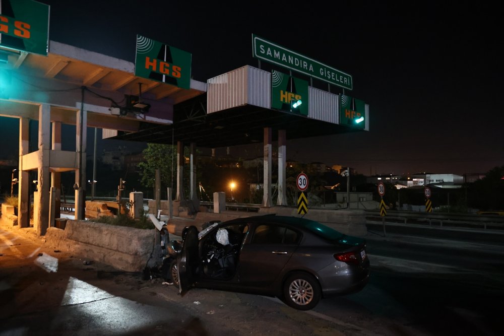 Samandıra’daki trafik kazasında 1 kişi ağır yaralandı