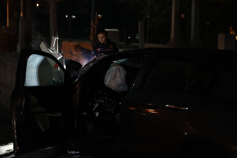 Samandıra’daki trafik kazasında 1 kişi ağır yaralandı