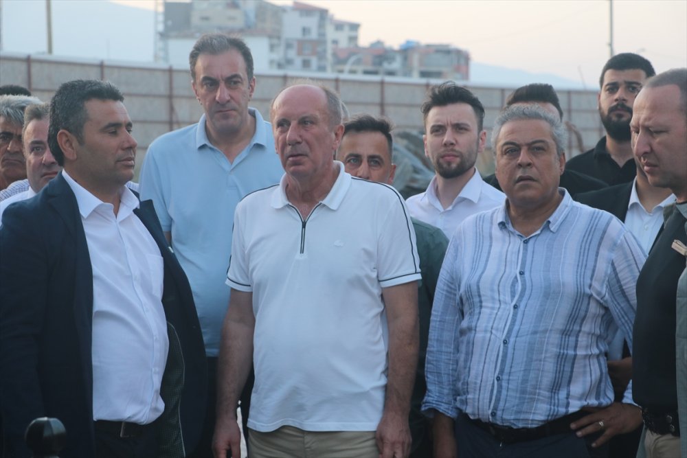 Memleket Partisi Genel Başkanı İnce, Hatay'da ziyaretlerde bulundu