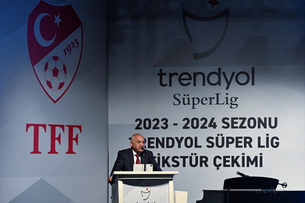 Trendyol Süper Lig'de 2023-2024 sezonunun fikstür çekimi gerçekleşti