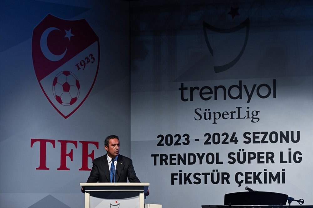 Trendyol Süper Lig'de 2023-2024 sezonunun fikstür çekimi gerçekleşti