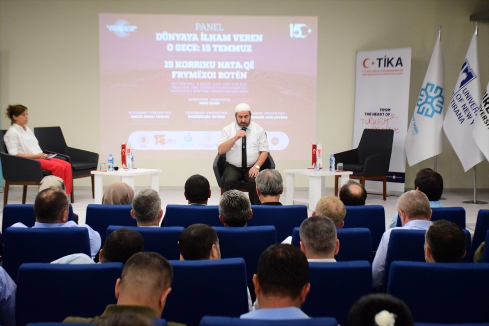 Arnavutluk'ta "Dünyaya ilham veren o gece 15 Temmuz" paneli düzenlendi