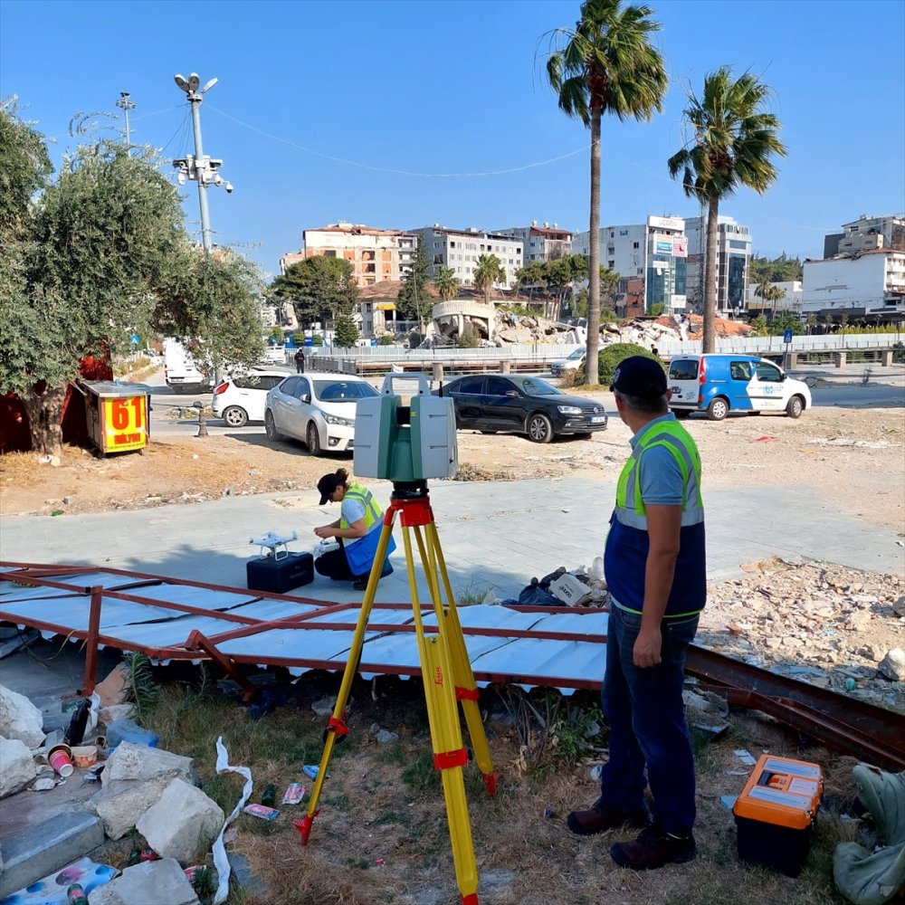 Antakya Ulu Cami’yi ayağa kaldırma çalışmaları kapsamında 207 milyon noktada lazerle ölçüm yapıldı