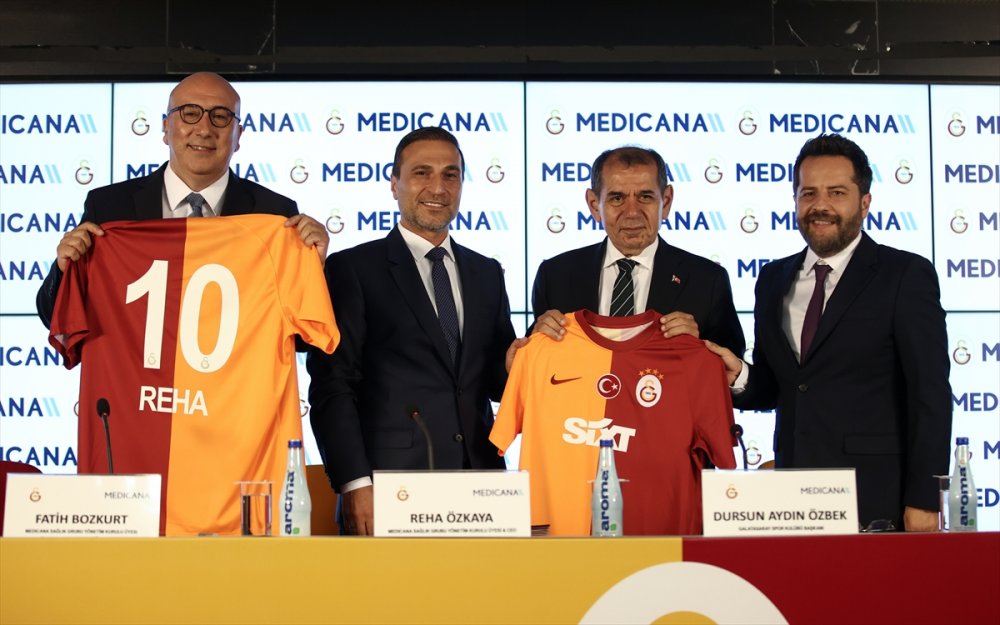 Galatasaray Kulübü, Medicana Sağlık Grubu ile sponsorluk anlaşması imzaladı