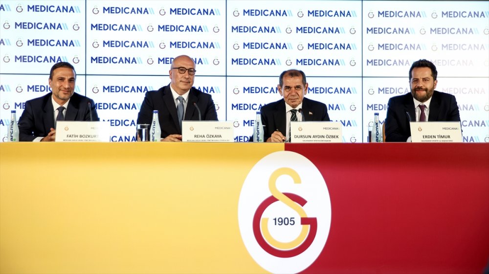 Galatasaray Kulübü, Medicana Sağlık Grubu ile sponsorluk anlaşması imzaladı