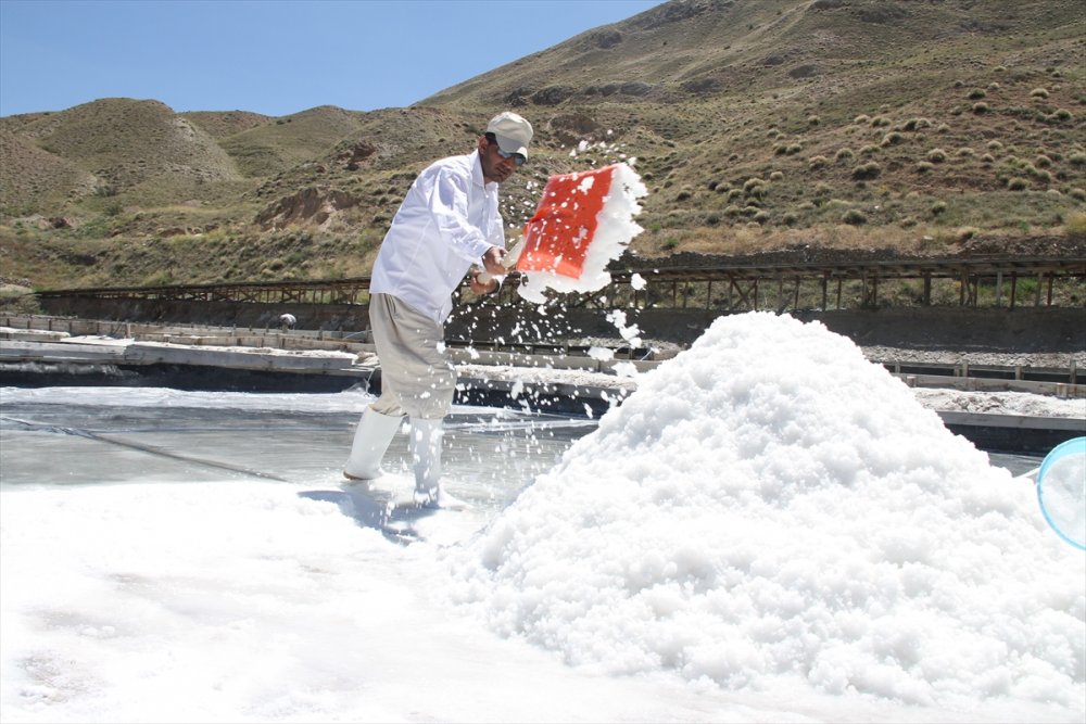 Kemah tuzu üreticileri bunaltıcı sıcaklarda mesai yapıyor
