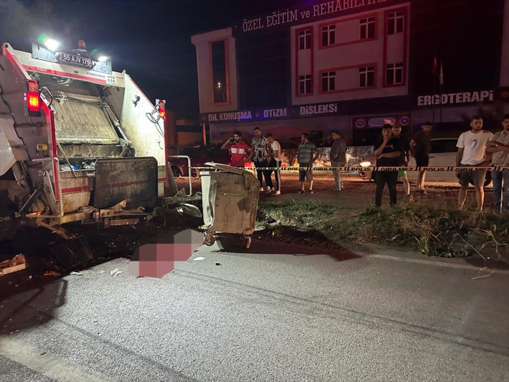 Samsun'da zincirleme trafik kazasında 6 kişi yaralandı