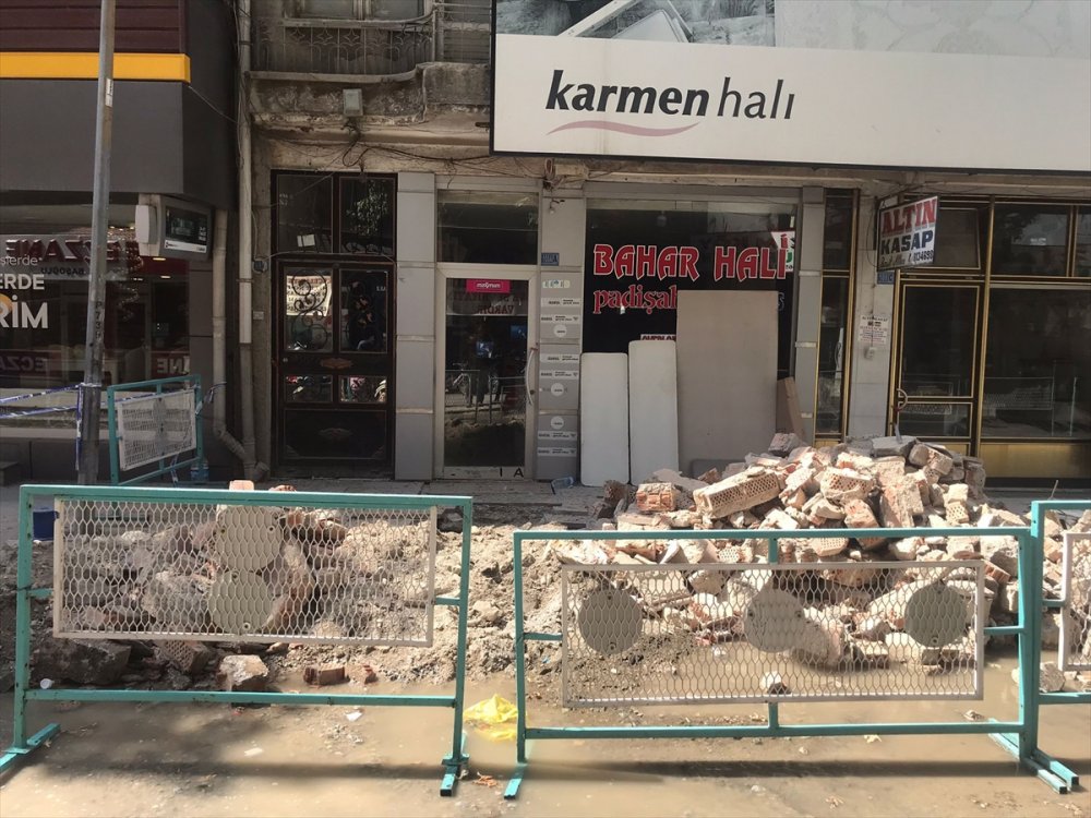 Düşen beton parçalarıyla yaralanan çocuğun tedavisi devam ediyor