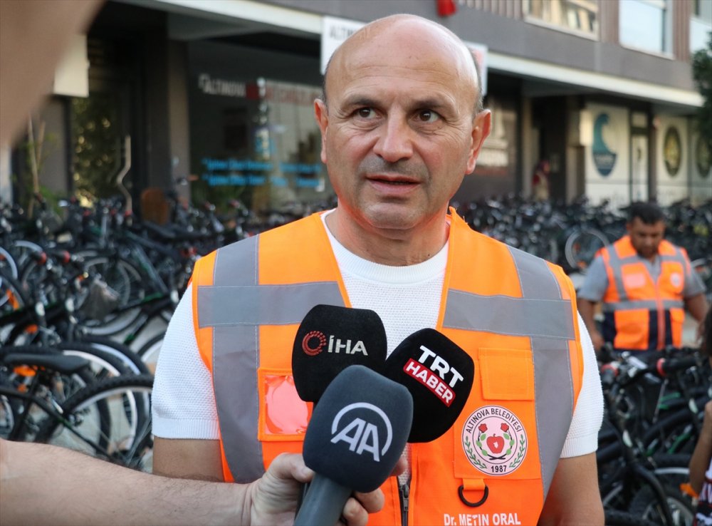 Yalova Altınova'da sağlıklı yaşam için belediye her eve bir bisiklet hediye ediyor