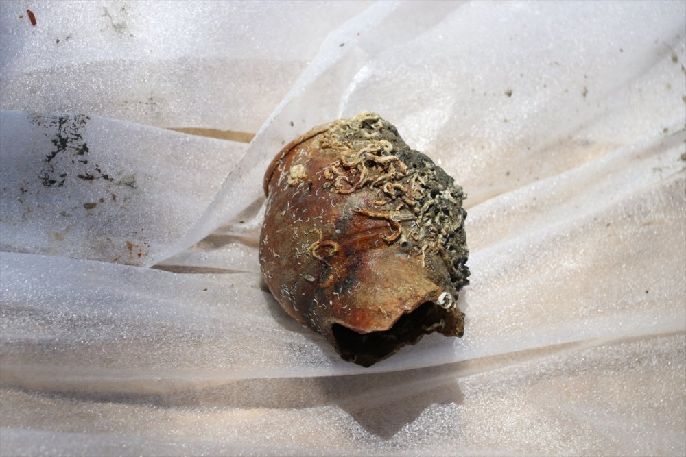 Eğitim sırasında tarih eser keşfettiler