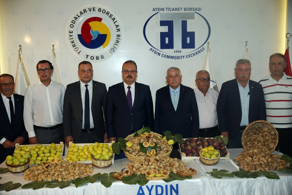 Aydın Ticaret Borsasına yılın ilk kuru incirleri ulaştı