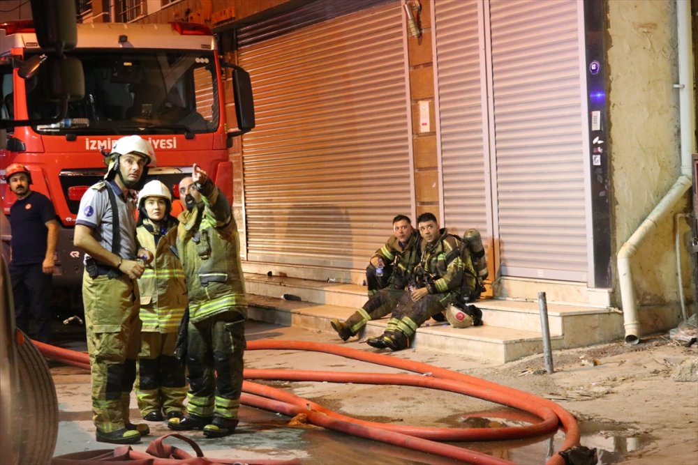 Ambalaj imalathanesinde çıkan yangın söndürüldü