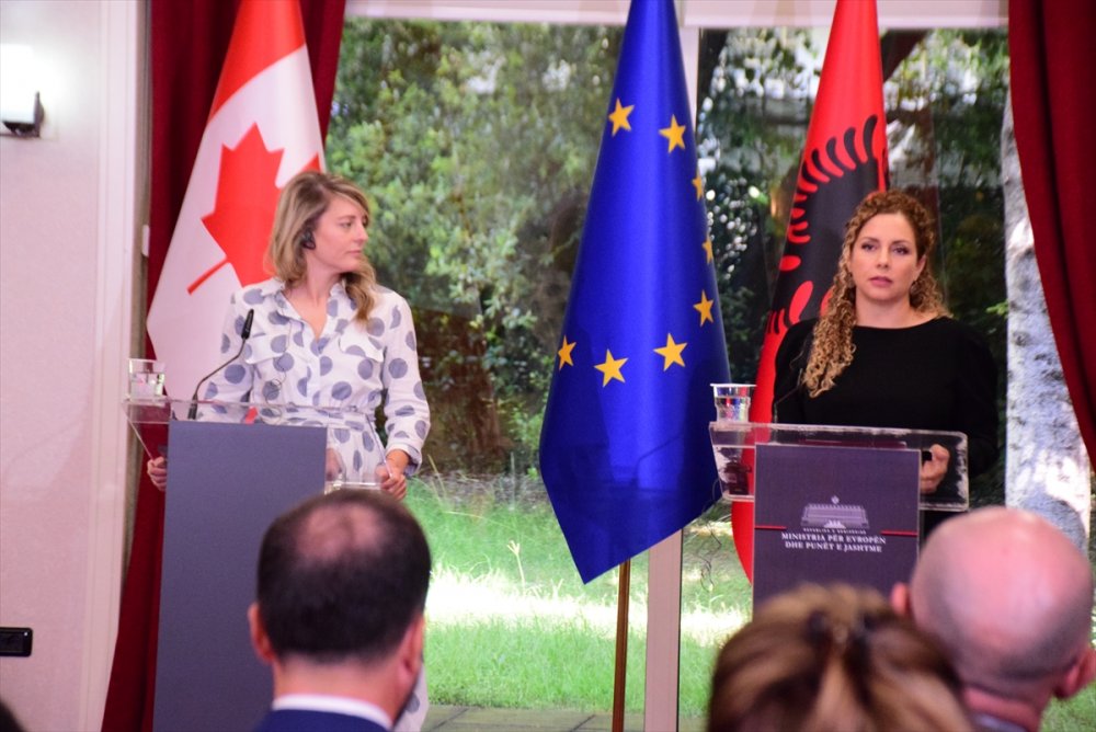 Kanada Bakanı Joly, Arnavutluk'u ziyarette bulundu