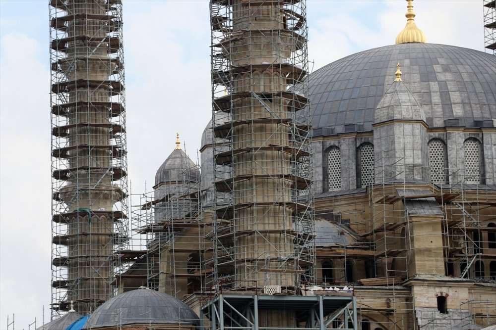Selimiye Camisi'nin restorasyon çalışmalarının önümüzdeki yıl bitirilmesi hedefleniyor