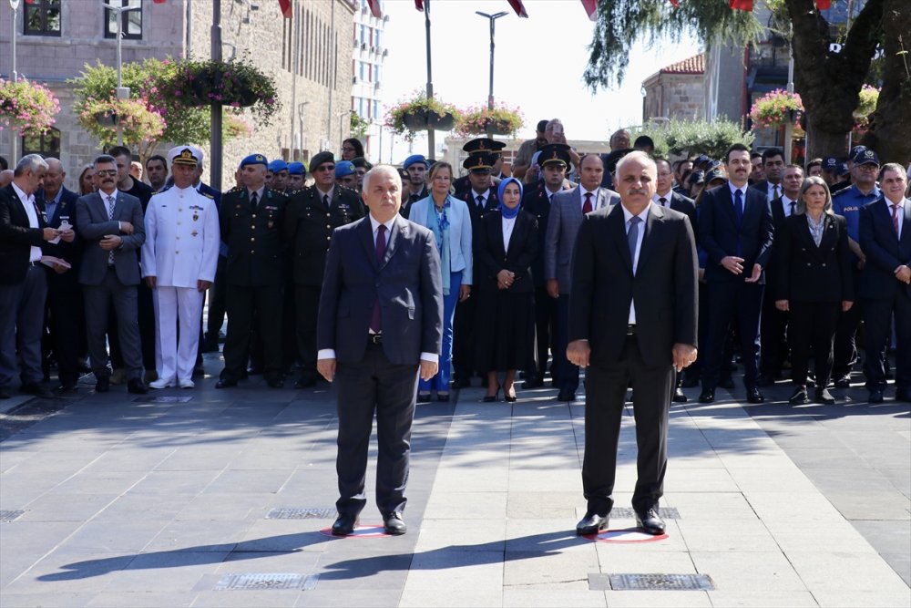 Atamızın Trabzon'a gelişinin 99'uncu yıl dönümü kutlandı