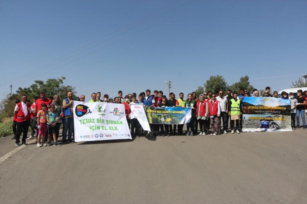 Şırnak'ta "Dünya Temizlik Günü" etkinliği düzenlendi