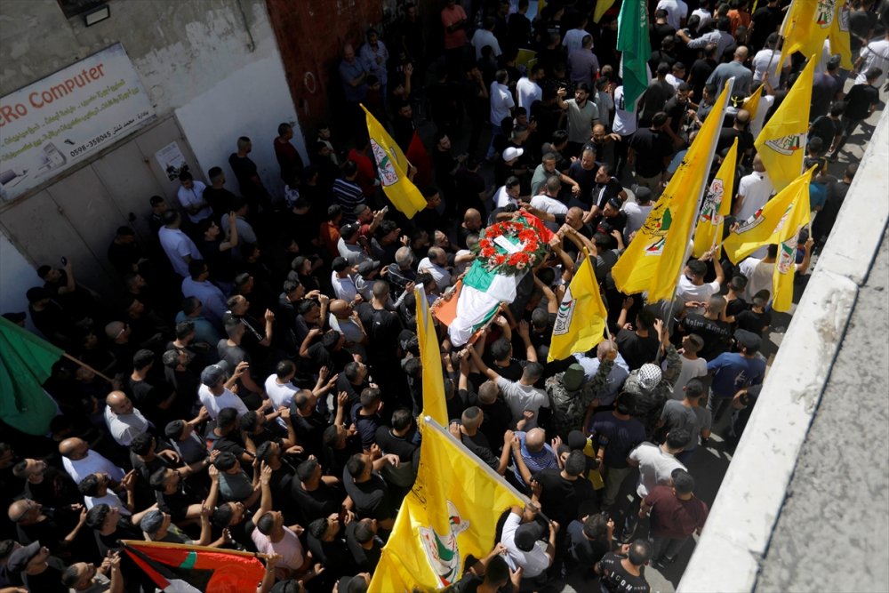 10 Temmuz'da Katledilen Filistinli toprağa verildi