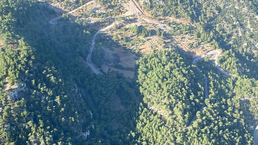 Çıkan orman yangını söndürüldü