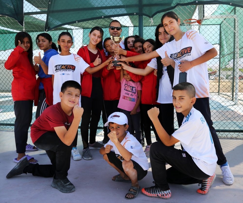 Konteyner kentte kalan çocuklar için etkinlik düzenlendi