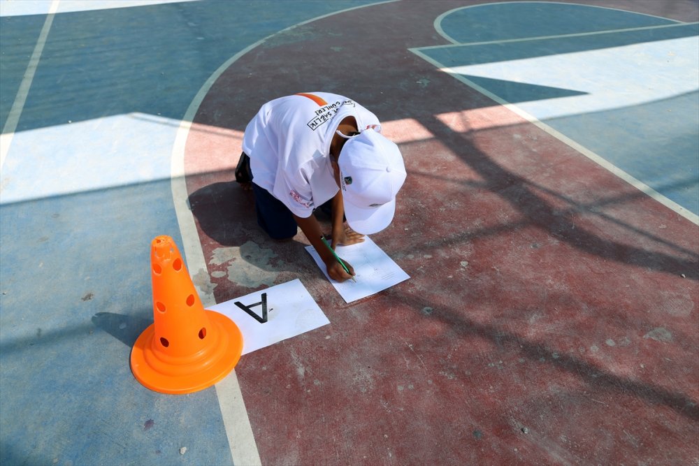 Konteyner kentte kalan çocuklar için etkinlik düzenlendi