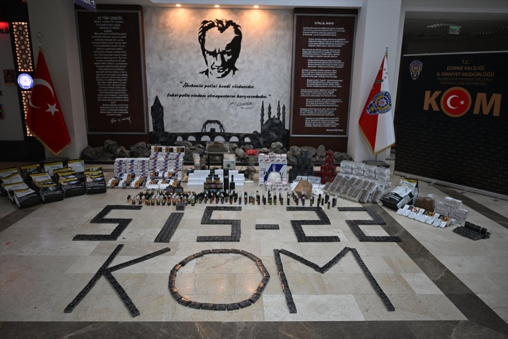 47 bin 460 kaçak makaron ele geçirildi