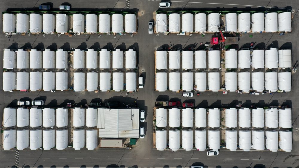 Konteyner kentlerde kış hazırlıkları devam ediyor
