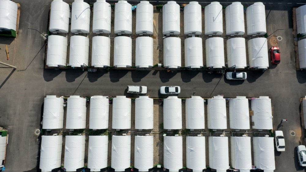 Konteyner kentlerde kış hazırlıkları devam ediyor